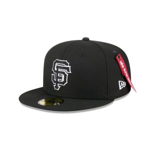 Alpha Industries Black 59FIFTY Fitted