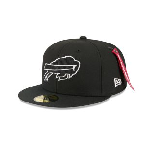 Alpha Industries Black 59FIFTY Fitted