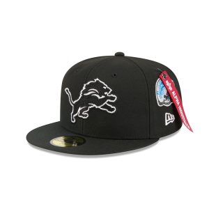 Alpha Industries Black 59FIFTY Fitted