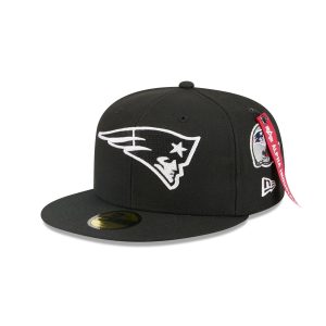 Alpha Industries Black 59FIFTY Fitted