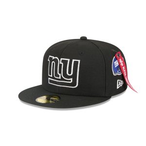 Alpha Industries Black 59FIFTY Fitted