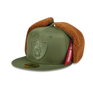 Alpha Industries Olive Green Dog Ear 59FIFTY Fitted