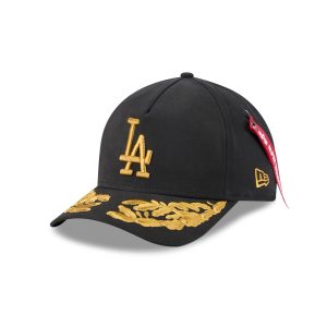 Alpha Industries Black 9FORTY M-Crown A-Frame Snapback