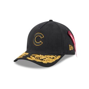 Alpha Industries Black 9FORTY M-Crown A-Frame Snapback