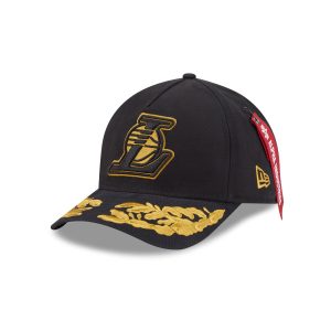 Alpha Industries Black 9FORTY M-Crown A-Frame Snapback