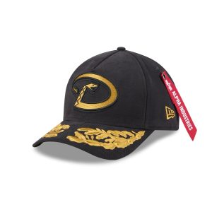 Alpha Industries Black 9FORTY M-Crown A-Frame Snapback