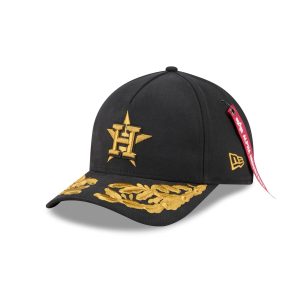 Alpha Industries Black 9FORTY M-Crown A-Frame Snapback