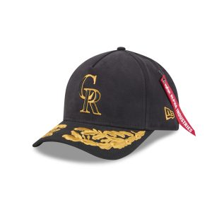 Alpha Industries Black 9FORTY M-Crown A-Frame Snapback