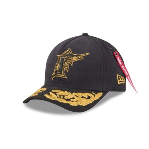 Alpha Industries Black 9FORTY M-Crown A-Frame Snapback