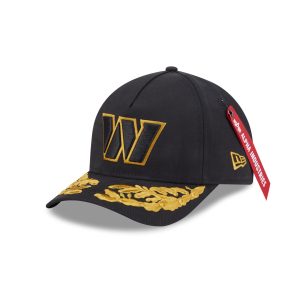 Alpha Industries Black 9FORTY M-Crown A-Frame Snapback