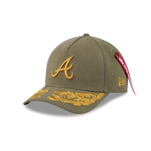 Alpha Industries Olive Green 9FORTY M-Crown A-Frame Snapback