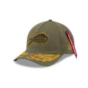 Alpha Industries Olive Green 9FORTY M-Crown A-Frame Snapback