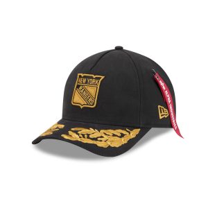 Alpha Industries Black 9FORTY M-Crown A-Frame Snapback