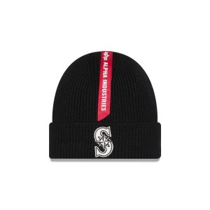 Alpha Industries Black Cuff Knit
