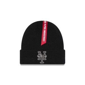 Alpha Industries Black Cuff Knit
