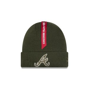 Alpha Industries Olive Green Cuff Knit