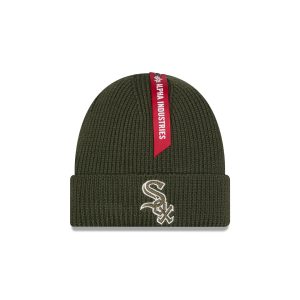 Alpha Industries Olive Green Cuff Knit