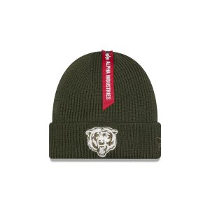 Alpha Industries Olive Green Cuff Knit