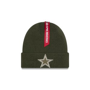 Alpha Industries Olive Green Cuff Knit
