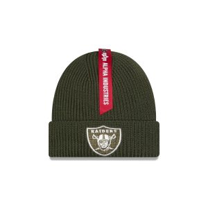 Alpha Industries Olive Green Cuff Knit
