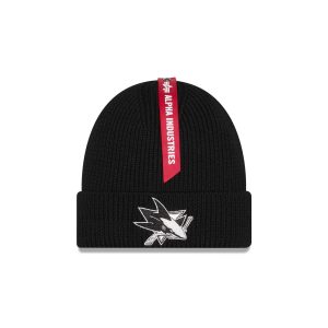 Alpha Industries Black Cuff Knit