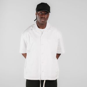 Resort Optic White Open Collared Shirt