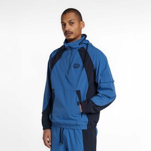 Retro-Tech NE2K Indigo Half-Zip Track Pullover