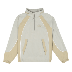Retro-Tech NE2K Mirage Gray Half-Zip Track Pullover