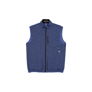Indigo Bark Print Golf Vest