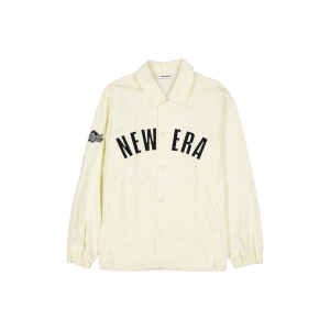 Twill Applique Chrome White Coaches Jacket