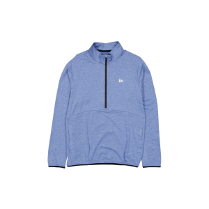 Knit Golf Heather Indigo Blue Half-Zip