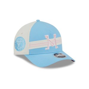 2025 Jersey Hook Light Blue 9FORTY M-Crown A-Frame Snapback