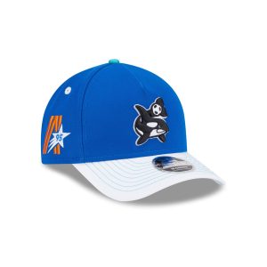 2025 Jersey Hook Blue 9FORTY M-Crown A-Frame Snapback