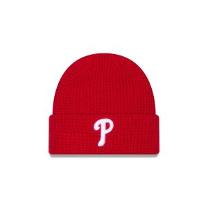 Waffle Stitch Knit Beanie