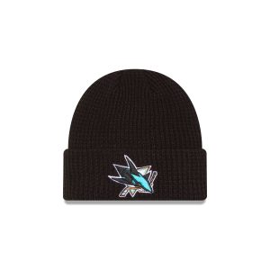 Waffle Stitch Knit Beanie