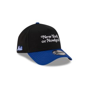 New York or Nowhere Black Wordmark 9FORTY A-Frame Snapback