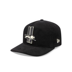 Nostalgic Black Corduroy 19TWENTY Adjustable