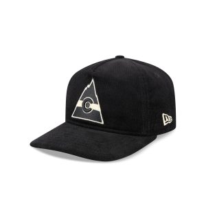 Nostalgic Black Corduroy 19TWENTY Adjustable