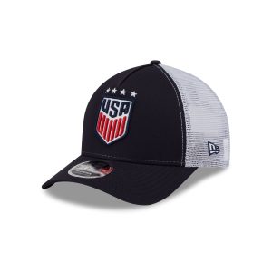 Women's National Team Navy 9FORTY M-Crown A-Frame Trucker