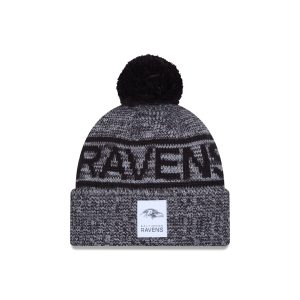 2025 Sideline Cold Weather Gray Pom Knit