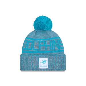 2025 Sideline Cold Weather Gray Pom Knit