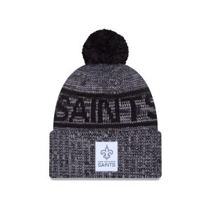 2025 Sideline Cold Weather Gray Pom Knit