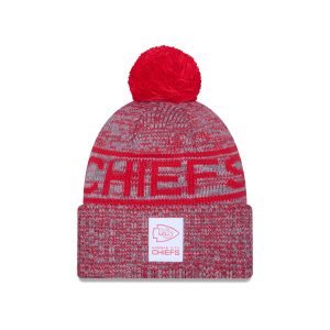 2025 Sideline Cold Weather Gray Pom Knit