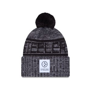 2025 Sideline Cold Weather Gray Pom Knit