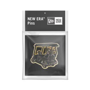 Black Gold Golf Cart Pin