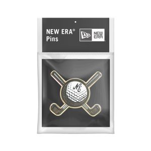 Golf Ball & Clubs Pin