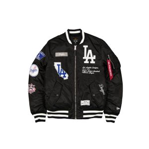 Alpha Industries Black MA-1 Bomber Jacket