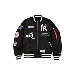 Alpha Industries Black MA-1 Bomber Jacket