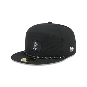 Black Poly Rope Split Panel 59FIFTY Fitted