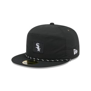 Black Poly Rope Split Panel 59FIFTY Fitted